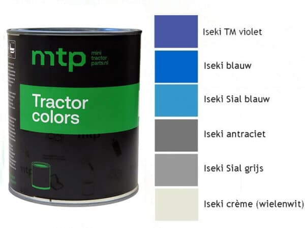 Verf Iseki kleuren