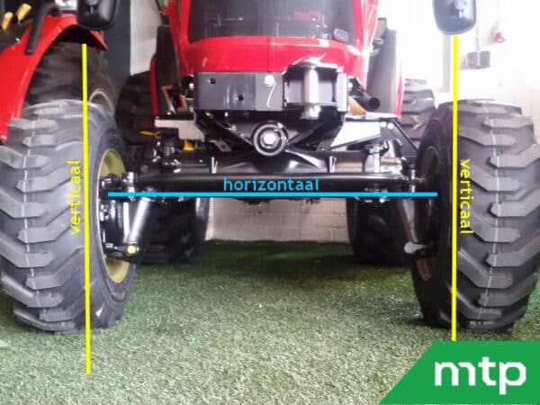Vooraskeerring horizontaal Iseki Sial TF/TF/Kubota Aste - Image 3