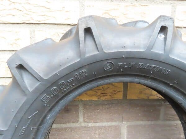 Tractor tire 5.00-12 used - Image 2