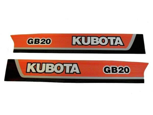 Motorhaubenaufkleber Kubota GB - Image 4